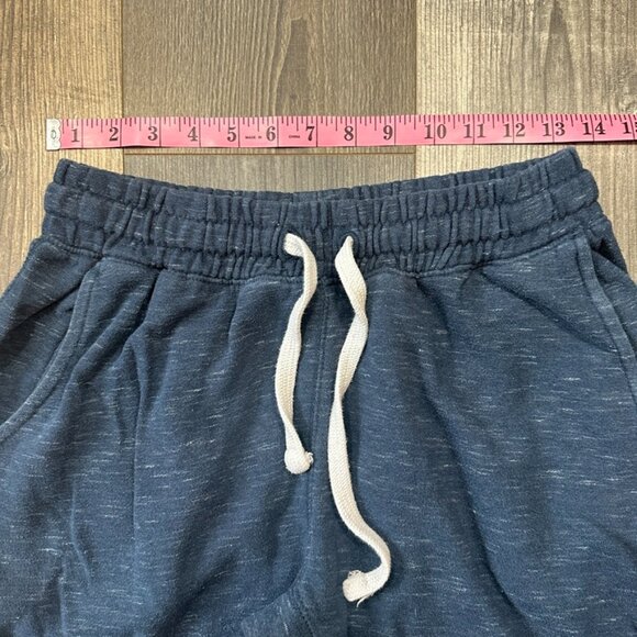 Dip Mens Sweatpants Small Navy Heathered Drawstring Lightweight Casual Travel - Picture 4 of 5